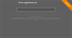 Desktop Screenshot of kirche-oggelshausen.de